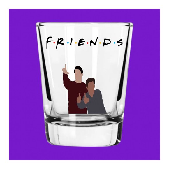 TV FRIENDS Shot Glass/Gift Box set of 6! - Picture 7 of 12